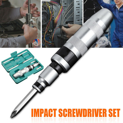 Mass Pro 6Bits Impact Screwdriver Set Multi-Purpose Chrome Vanadium Steel Professional Impact Screwdriver Set(Pack of 8)