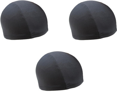 PandaWears Solid Skull Cap Cap(Pack of 3)