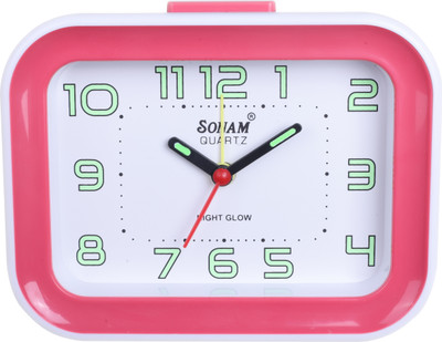 SONAM Analog Pink Clock