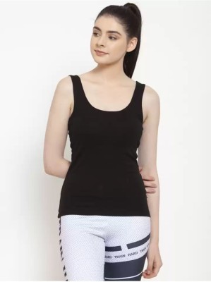 Eleven Casual Striped Women Black Top