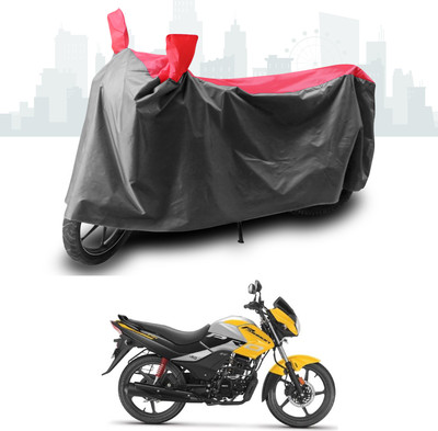 ANTHUB Two Wheeler Cover for Hero(Passion, Grey, Red)