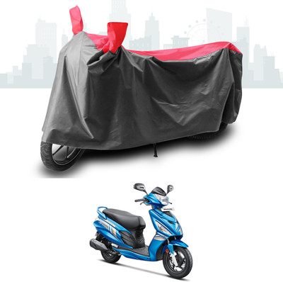 ANTHUB Two Wheeler Cover for Hero(Maestro, Grey, Red)