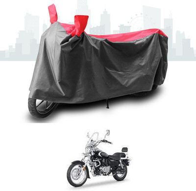 SEBONGO Two Wheeler Cover for Bajaj(Avenger 220 Cruise, Grey, Red)