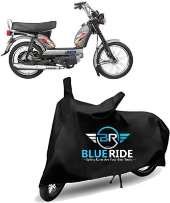 BLUERIDE Two Wheeler Cover for TVS(XL 100, Black)