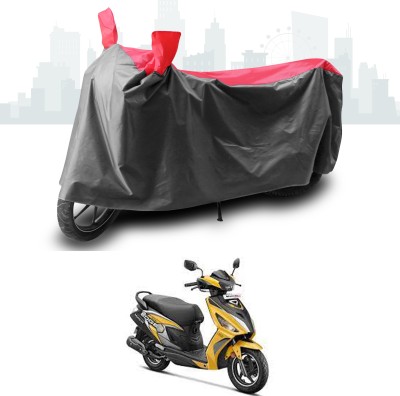 ANTHUB Two Wheeler Cover for Hero(Maestro Edge 125, Grey, Red)