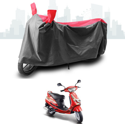 ANTHUB Two Wheeler Cover for Mahindra(Duro, Grey, Red)