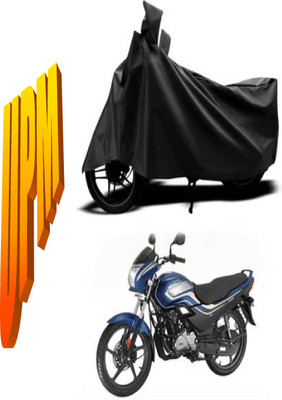 Mdstar Waterproof Two Wheeler Cover for Hero(BS6, Black)