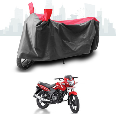 SEBONGO Two Wheeler Cover for TVS(Sport, Grey, Red)