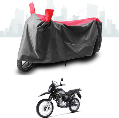 ANTHUB Two Wheeler Cover for Honda(NXR 160, Grey, Red)