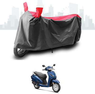 ANTHUB Two Wheeler Cover for Honda(Activa 125, Grey, Red)