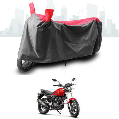 SEBONGO Two Wheeler Cover for Hero(Xpulse 200T, Grey, Red)