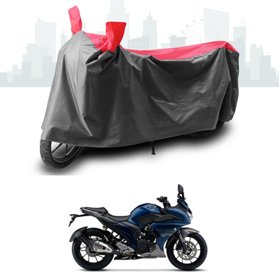 SEBONGO Two Wheeler Cover for Yamaha(Fazer, Grey, Red)