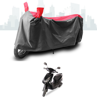 ANTHUB Waterproof Two Wheeler Cover for Ampere(E Lite, Grey, Red)