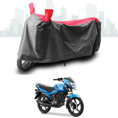 SEBONGO Two Wheeler Cover for TVS(Victor New, Grey, Red)