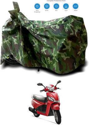 SEBONGO Two Wheeler Cover for Mahindra(Gusto, Multicolor)