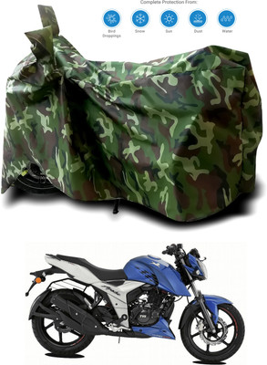 SEBONGO Two Wheeler Cover for TVS(Apache RTR 160 4V, Multicolor)