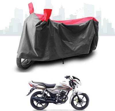 SEBONGO Two Wheeler Cover for TVS(Pheonix, Grey, Red)