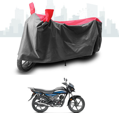 ANTHUB Two Wheeler Cover for Honda(Dream Neo, Grey, Red)