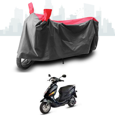 SEBONGO Two Wheeler Cover for Hero(Electric Cruz, Grey, Red)