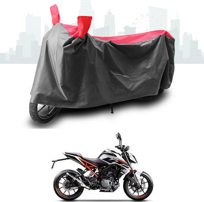 ANTHUB Two Wheeler Cover for KTM(250 Duke, Grey, Red)