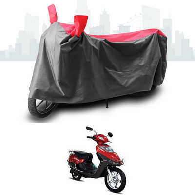 ANTHUB Two Wheeler Cover for Hero(Electric Flash, Grey, Red)