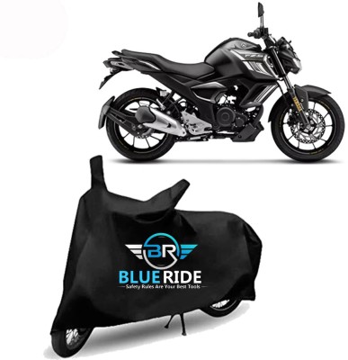 BLUERIDE Two Wheeler Cover for Yamaha(FZ25, Black)