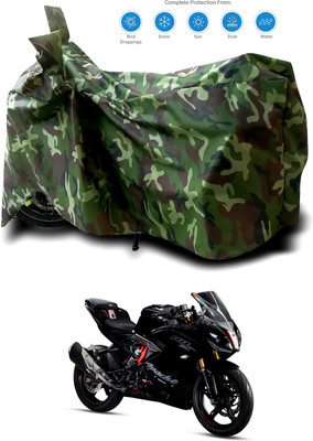 SEBONGO Two Wheeler Cover for TVS(Apache RR 310, Multicolor)