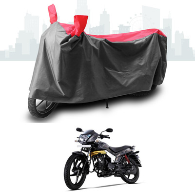 SEBONGO Two Wheeler Cover for Mahindra(Centuro, Grey, Red)