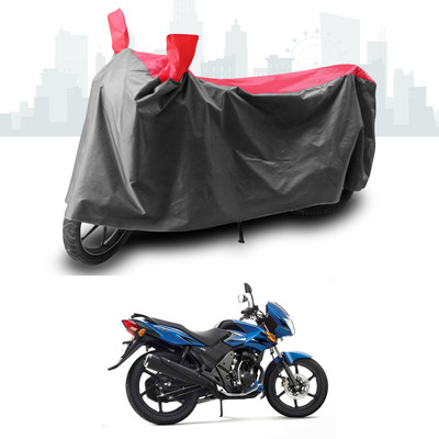 SEBONGO Two Wheeler Cover for TVS(Flame, Grey, Red)