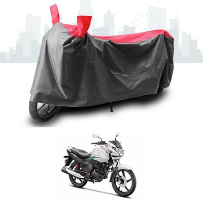ANTHUB Two Wheeler Cover for Hero(Achiever, Grey, Red)