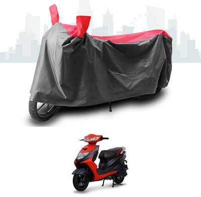 SEBONGO Two Wheeler Cover for Ampere(Zeal, Grey, Red)