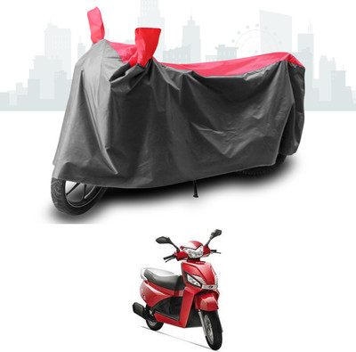 ANTHUB Two Wheeler Cover for Mahindra(Gusto, Grey, Red)
