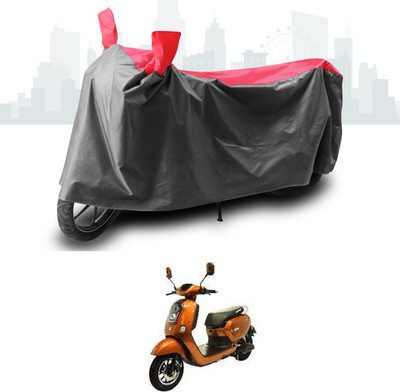 ANTHUB Waterproof Two Wheeler Cover for Okinawa(Lite, Grey, Red)