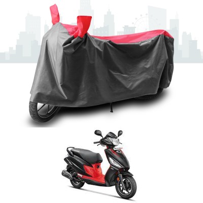 ANTHUB Waterproof Two Wheeler Cover for Hero(Maestro Edge 125, Grey, Red)