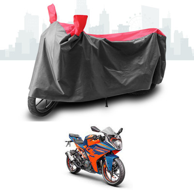ANTHUB Two Wheeler Cover for KTM(RC 390, Grey, Red)