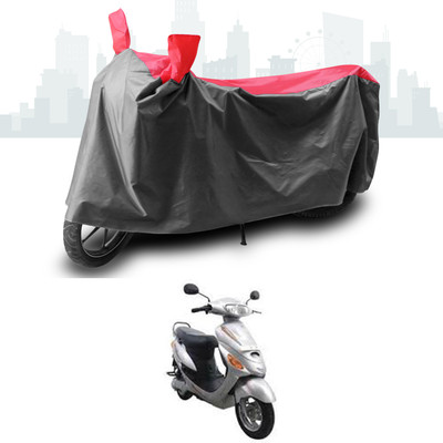 SEBONGO Two Wheeler Cover for Hero(Electric E-Sprint, Grey, Red)