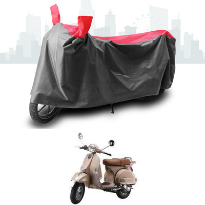SEBONGO Two Wheeler Cover for LML(Star Euro, Grey, Red)