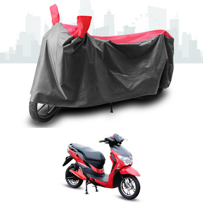 SEBONGO Two Wheeler Cover for Hero(Dash, Grey, Red)