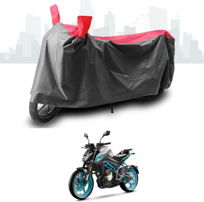 SEBONGO Two Wheeler Cover for CFMoto(300NK, Grey, Red)