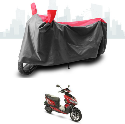 ANTHUB Two Wheeler Cover for Okinawa(Praise, Grey, Red)
