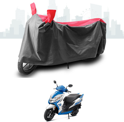 SEBONGO Two Wheeler Cover for Honda(Deo, Grey, Red)