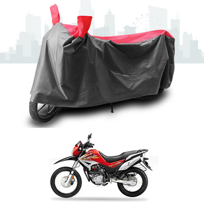 SEBONGO Two Wheeler Cover for Hero(Impulse, Grey, Red)