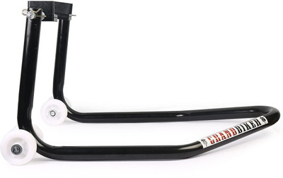 Grandbiker Rear Wheel Paddock Stand with Swing Arm Rest For All Bikes Bike Storage Stand(Floor Mount)