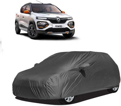 carwest Car Cover For Renault Kwid (Without Mirror Pockets)(Grey)