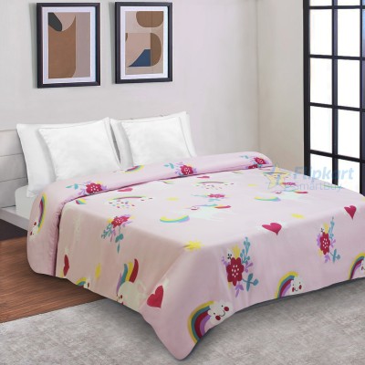 Flipkart SmartBuy Single Polycotton Duvet Cover(Pink)