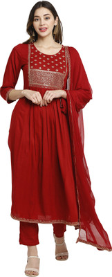 Rajnandini Women Kurta Pant Dupatta Set