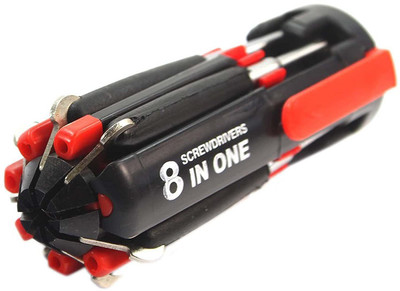 FerxiicExpo 8 in 1 Plastic Multi-Function Screwdriver Kit+6 LED Light Torch Screwdriver Standard Screwdriver Set(Pack of 8) FerxiicExpo 8 in 1 Plastic Multi-Function Screwdriver Kit+6 LED Light Torch Screwdriver Standard Screwdriver Set(Pack of 8)