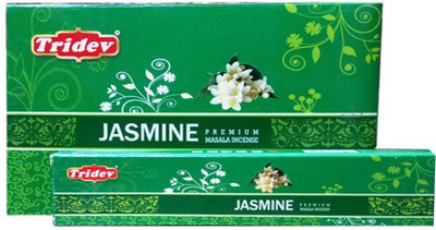 TRIDEV Jasmine Incense Stick Pack 6 Jasmine(10 Units, Set of 6)