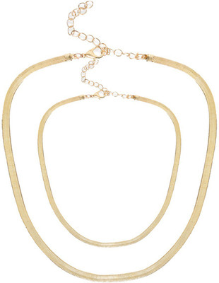 fabula Brass, Alloy Gold-plated Gold Jewellery Set(Pack of 1)