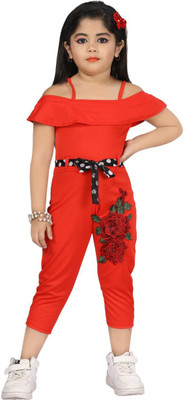 Bismillah Today Fashions Solid Girls Jumpsuit